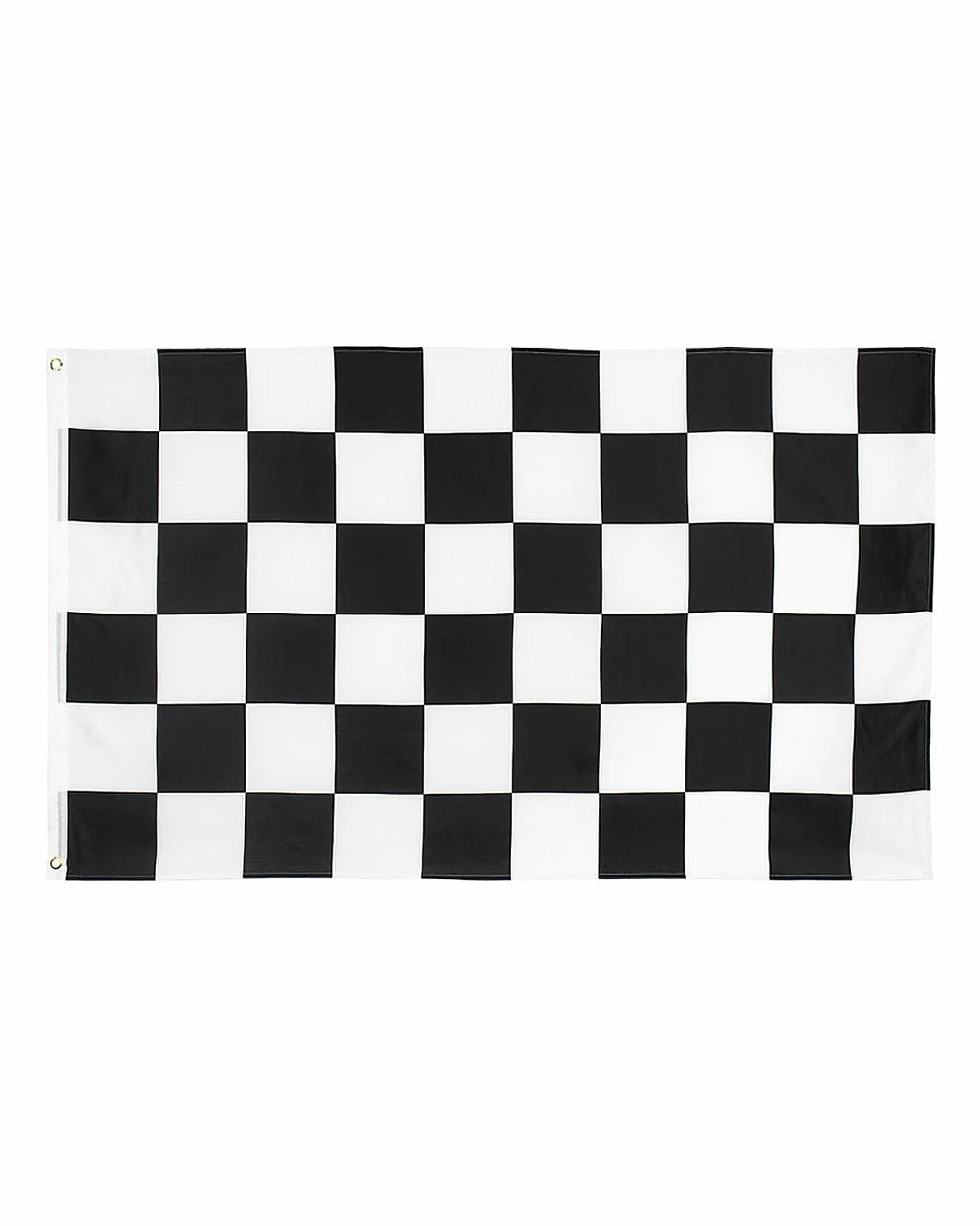 1PCS Bandiera a Scacchi, 90x150 cm Bandiera da Corsa Nera e Bianca con Occhielli in Ottone, Decorazioni per Interni Esterni, Garage, Bar, Eventi Sportivi e Party Automobilistiche