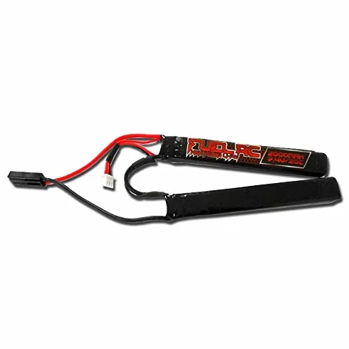 Fuel Batteria per Fucili Softair LI-PO 7,4V 2000 mAh 20C SDOPPIATA Crane M4 FL-7.4X2000N RC