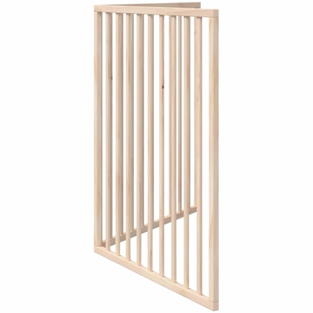 vidaXL Cancelletto per cani pieghevole 160 cm Legno di pioppo 2 pannelli