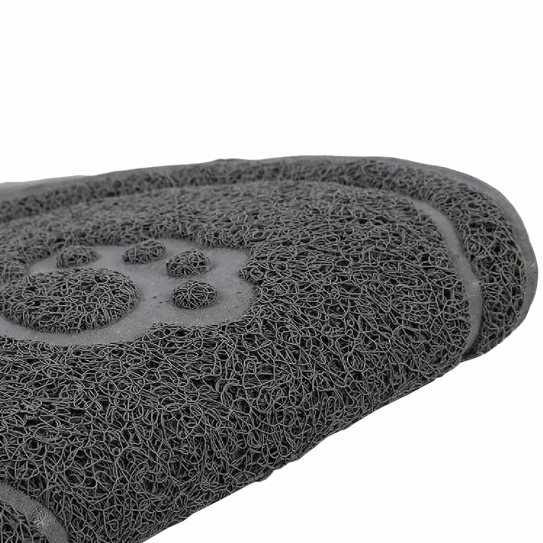 PARENCE.- Tappetino antiscivolo per cani e gatti – Fondo ciotola 46x26 cm – Protezione del pavimento e cibo pulito – Ingombro e design dei pesci