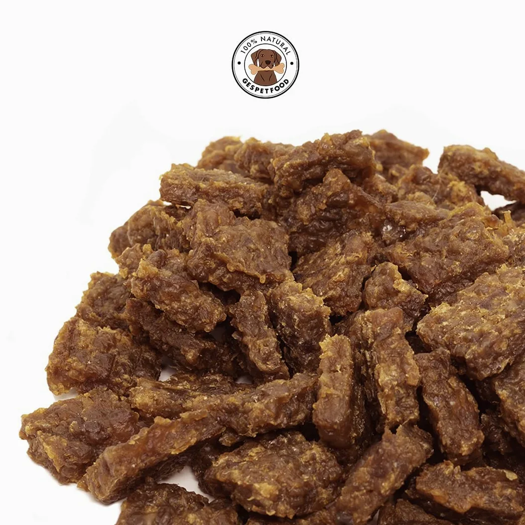 Snack Disidratato per Cani - Nugget di Vitello - 2 Sacchetti da 500 g - 100% Carne di Manzo - Gusto Unico - Gengive Sane - Dolci per Cani - Prodotto in Spagna - GESPETFOOD
