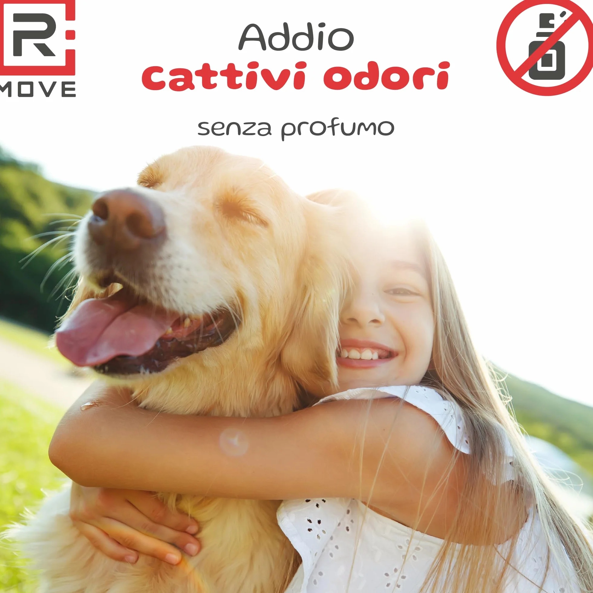 R MOVE Sacchetti Cane Cacca 810 pz (54 Rotoli) - Sacchettini Igienici per Cani, bustine per cani, dog poop bags resistenti antiforatura, 30x23 cm 2,5 Litri compatibili con tutti i porta rotoli