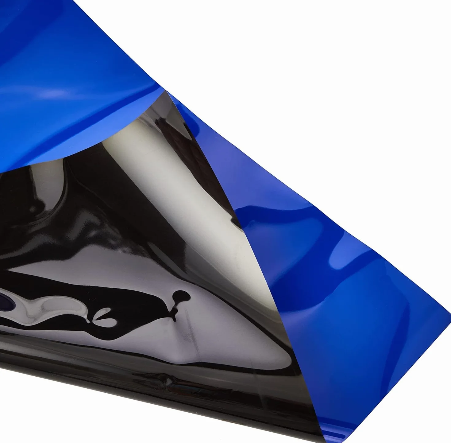 Amtra Sfondo Doppio Black/Blue - Sfondo Poster per Acquario, Decorazione a Doppia Stampa HD, Double Face, Impermeabile, Formato 45x100 cm