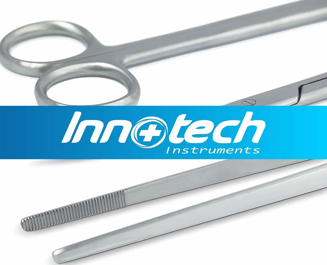 Innotech Kit pulizia acquario nero Aquascaping Set completo terrario Strumenti cura acciaio inossidabile pinzette forbici spatola set 5