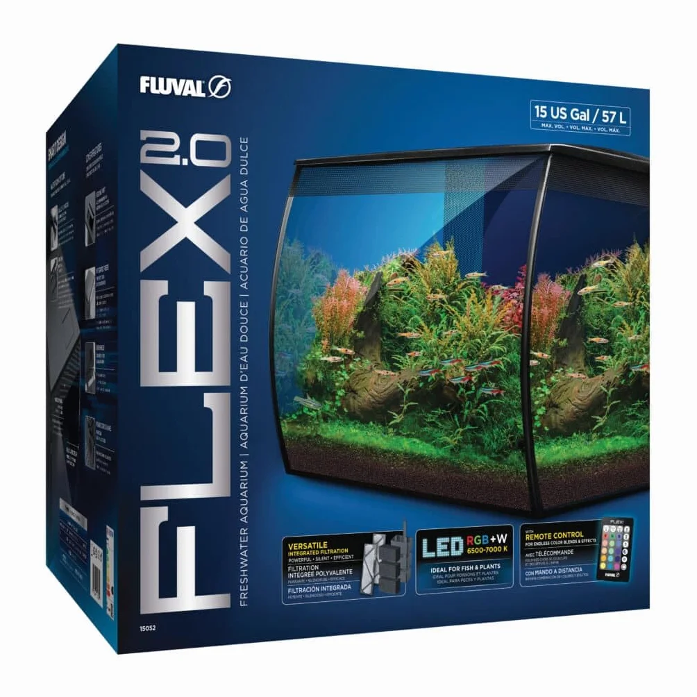 Fluval Flex 2.0 Acquario Kit Nero 57 L