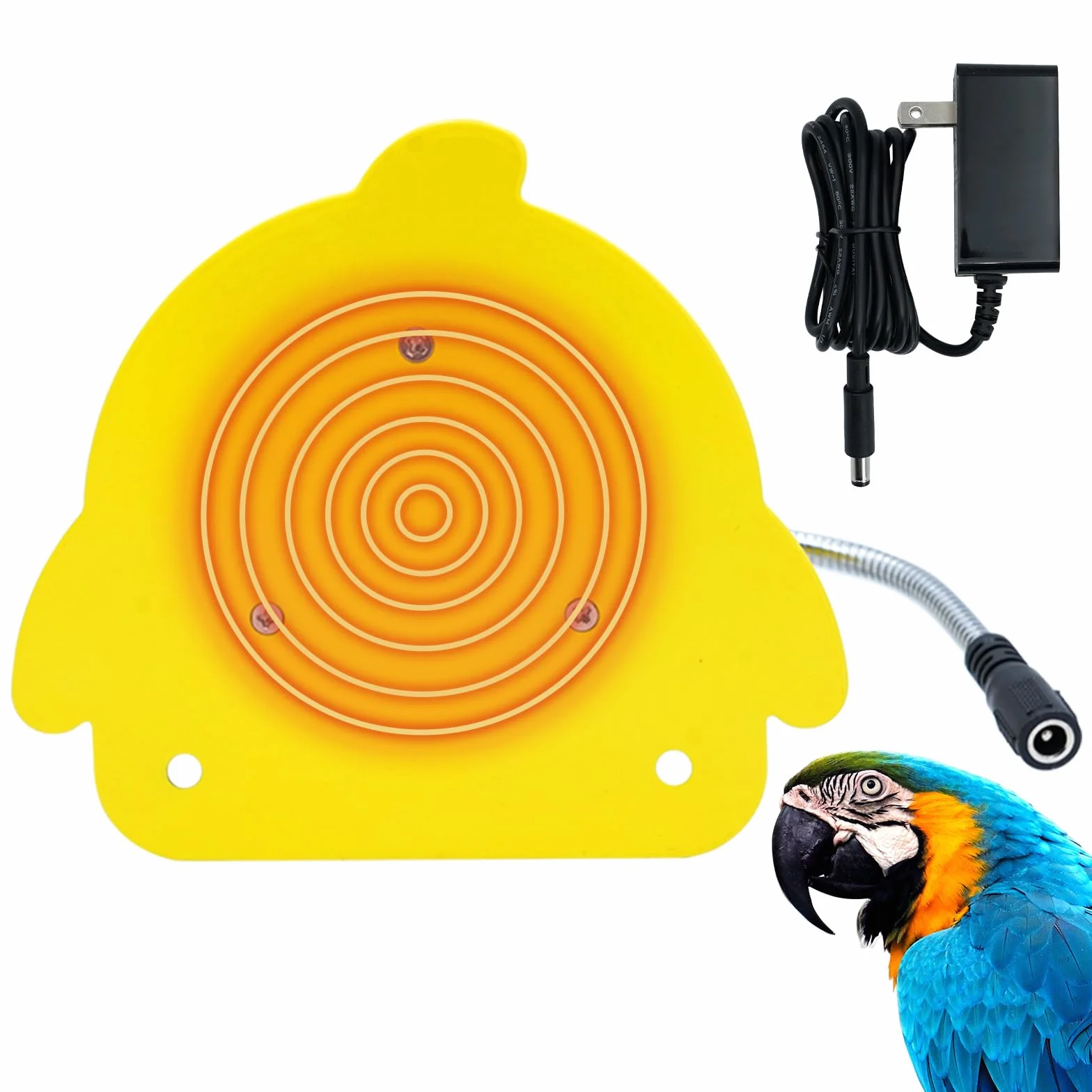 Gabbia per Uccelli Riscaldata per Pappagalli, Pappagalli, Parrocchetti, Riscaldamento Uccello, per Gabbia Snuggle Up Bird, Riscaldamento Caldo 12 V, Scalda 18 W