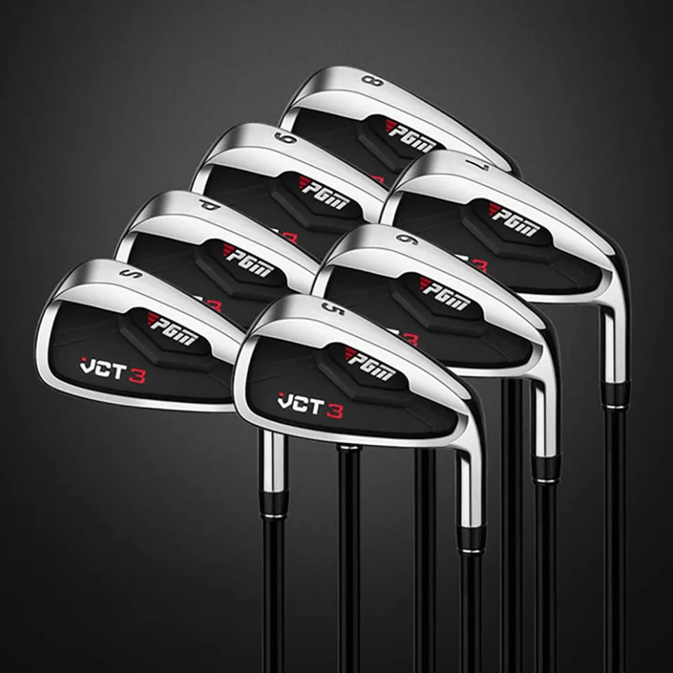 #5/#6/#7/#8/#9/#PW/#SW Golf Club Ferro con canna in carbonio/acciaio - Ferri da golf professionali per uomini e donne - per destrorsi
