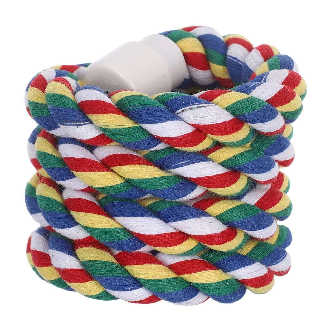 Milisten Trespolo in Corda Di Cotone Spirale Per Uccelli Altalena Per Pappagalli Giocattolo in Corda Per Uccelli Accessorio Per Gabbia Esercizi e Giochi Per Parrocchetti Calopsitte Insepara