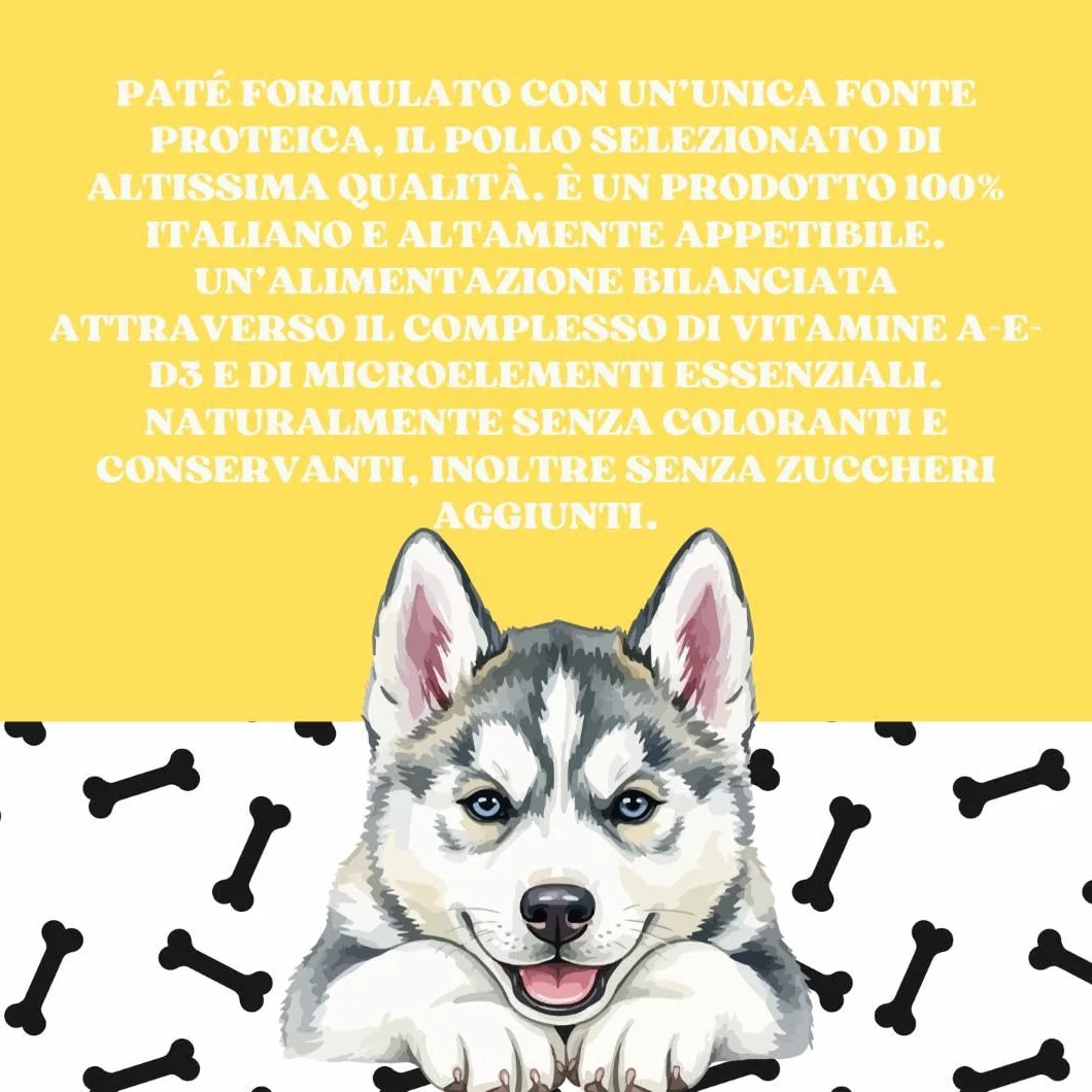 Monge Monoprotein cane, umido monoproteico per cani di tutte le taglie gusto SOLO POLLO formula grainfree | 12 vaschette da 150 grammi l'una.