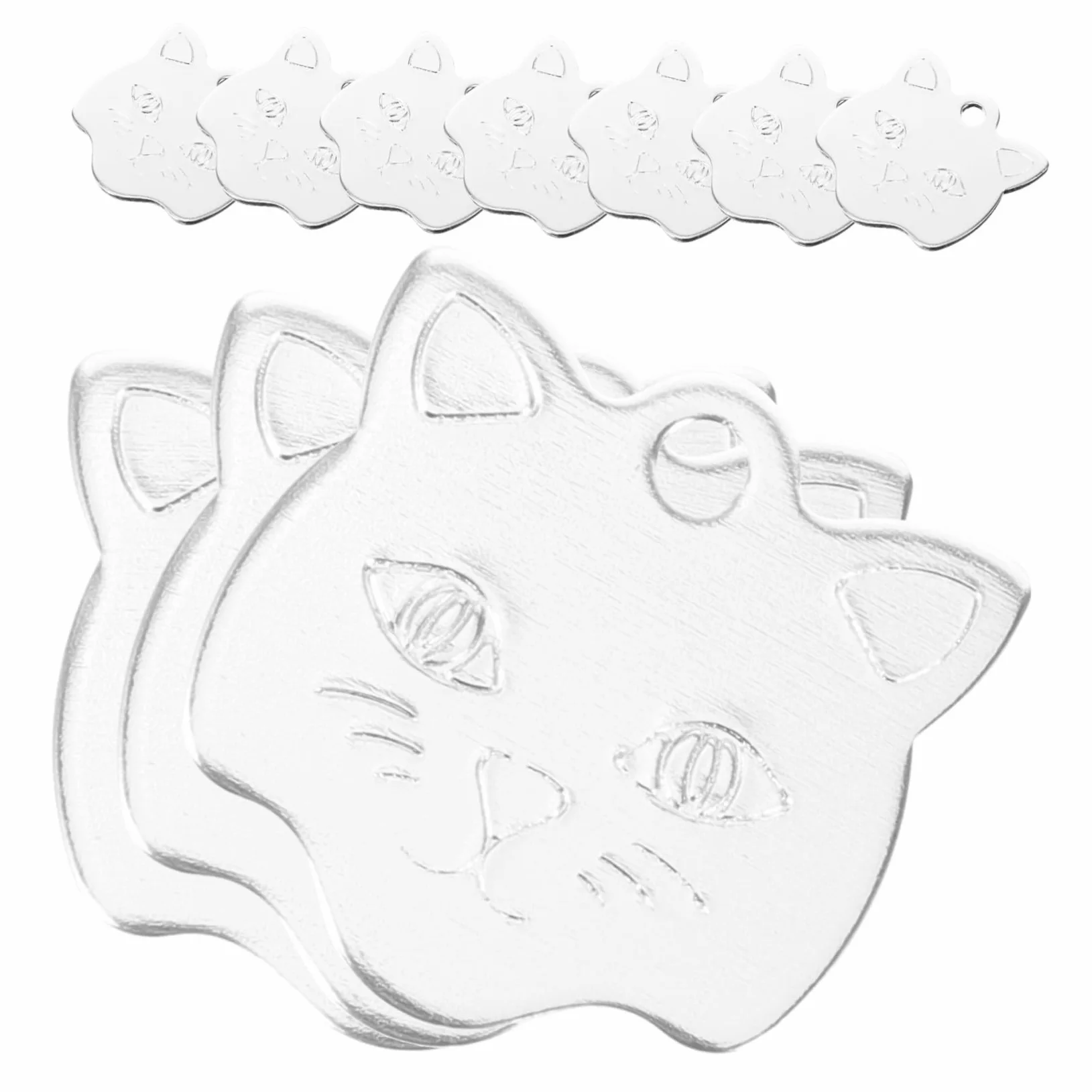 UPKOCH 5 Set Medaglietta Per Animali Domestici Da Targhette Identificative Personalizzabili Per Accessori Per Animali Per Incisione 10 Pezzi*5