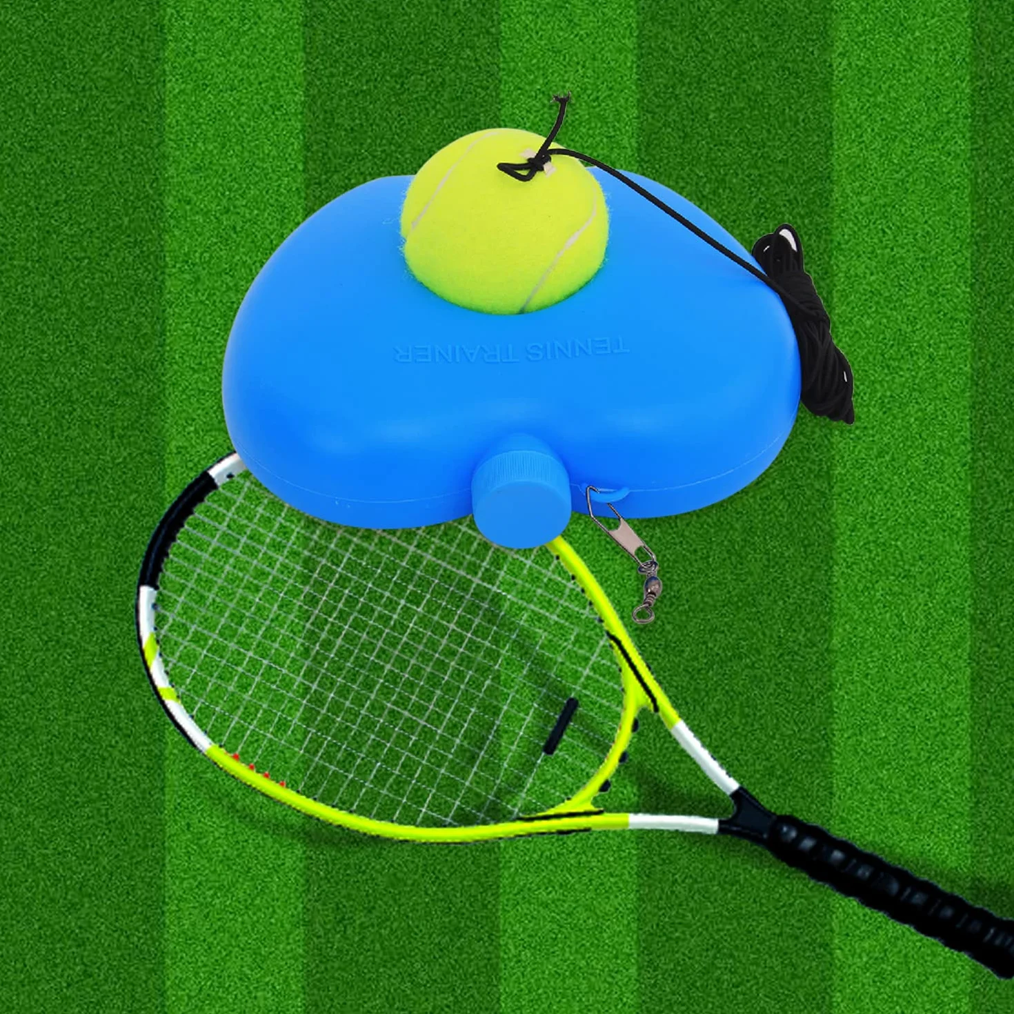 Allenamento Tennis Autodidatta Strumento Portatile per Casa Allenatore Pallina Rimbalzare Principianti Bambini Adulti