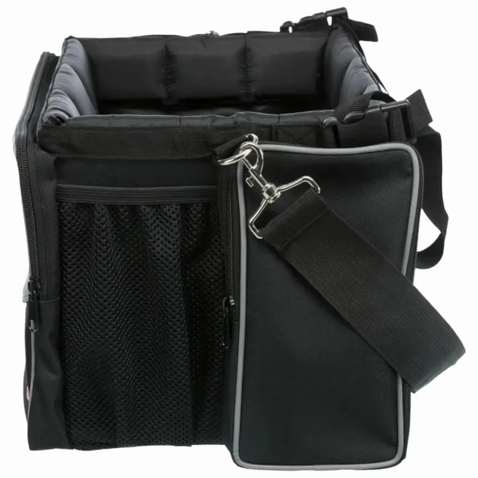TRIXIE Bauletto anteriore per bicicletta, 41 x 26 x 26 cm, nero/grigio, 2,82 kg