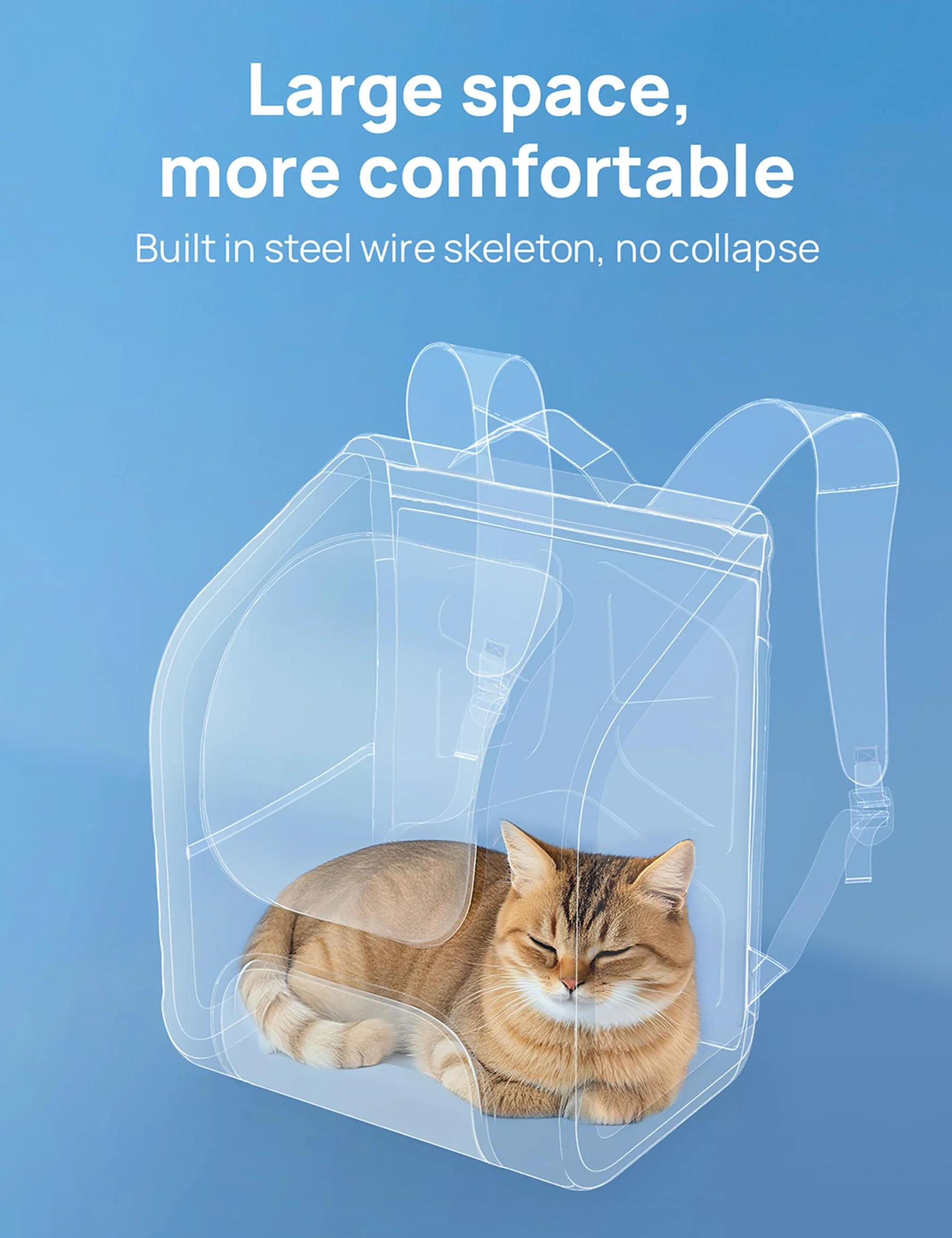 Pecute Zaino Trasportino per Gatti a Bolla - Ampio spazio stabile, parasole traspirante, ideale per viaggiare, fare escursioni, fare visitare cliniche veterinarie con il tuo animale domestico, Verde