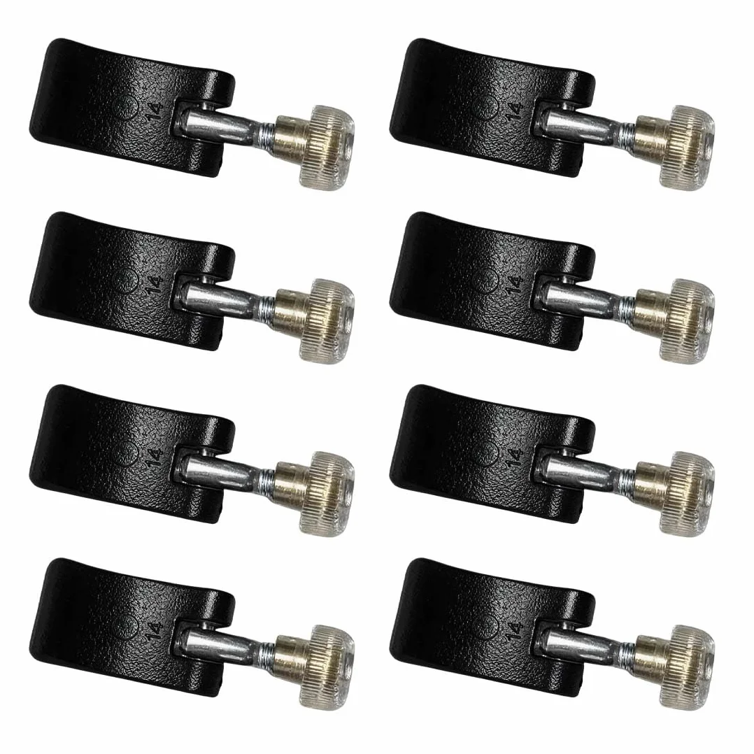 Blocco esterno per bastoncini da trekking, ricambio 14 mm, set da 8 pezzi