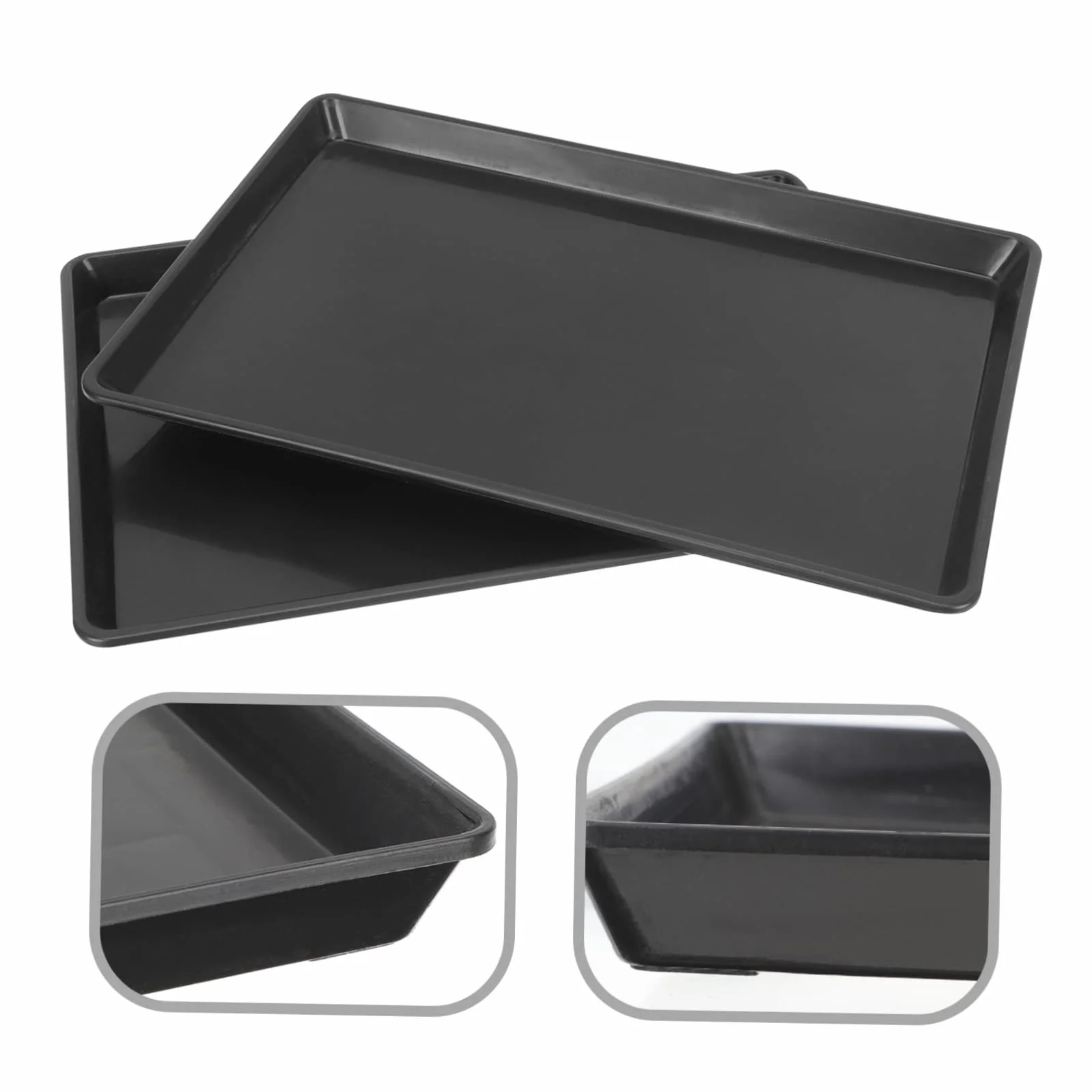 Vassoio per Gabbia Cani Piccola Taglia 2 Pezzi Sostituzione 16.93x12.99x0.98in Resistente Odori Facile Pulire