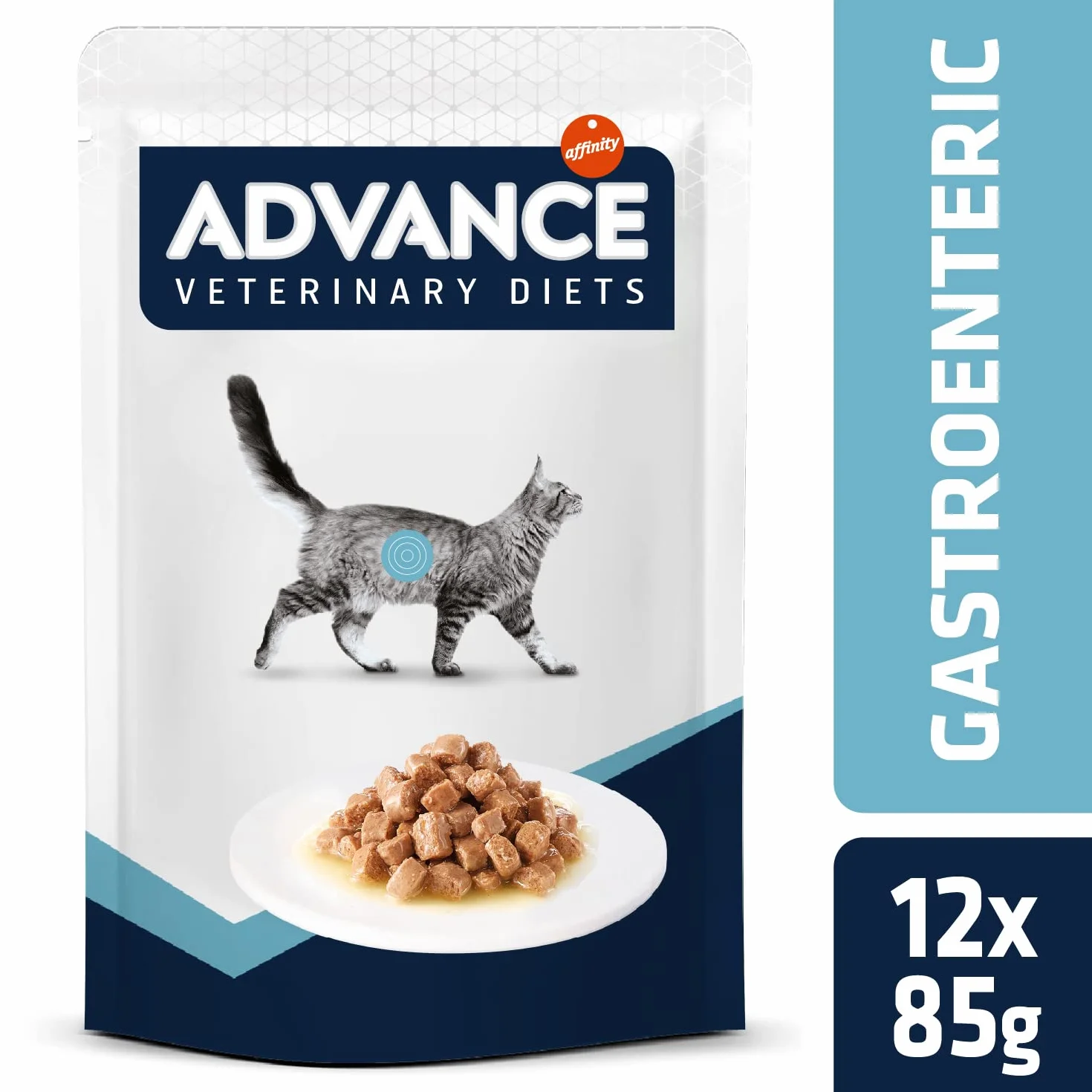 Advance Veterinary Diets Gastroenteric Cibo Umido per Gatti Multipack 12 bustine da 85g