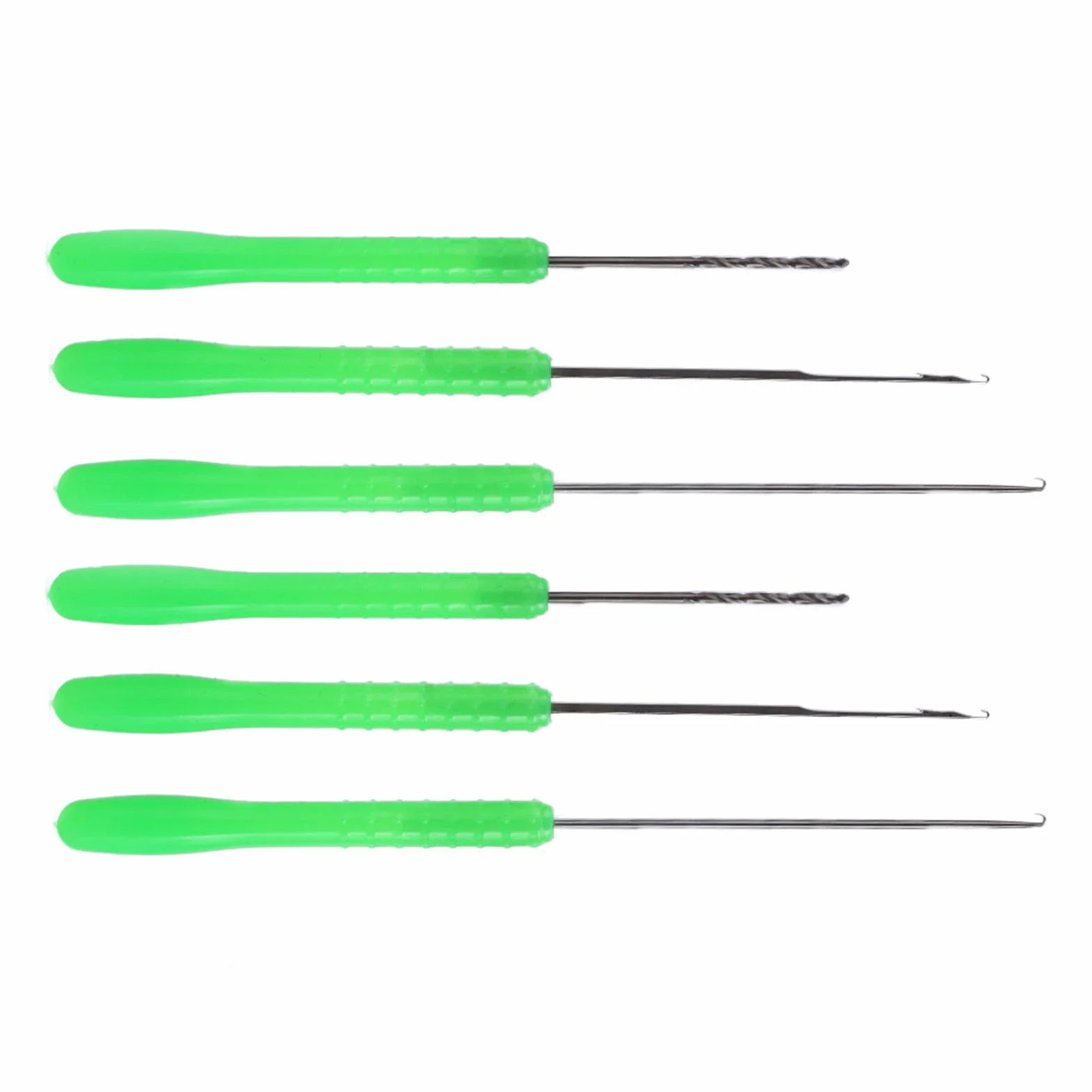 Dpofirs Set di Aghi per Esche da Pesca, Kit Perforazione Esche e Uncini con Punte Sottili, Impugnatura Ergonomica per Rig e Linee