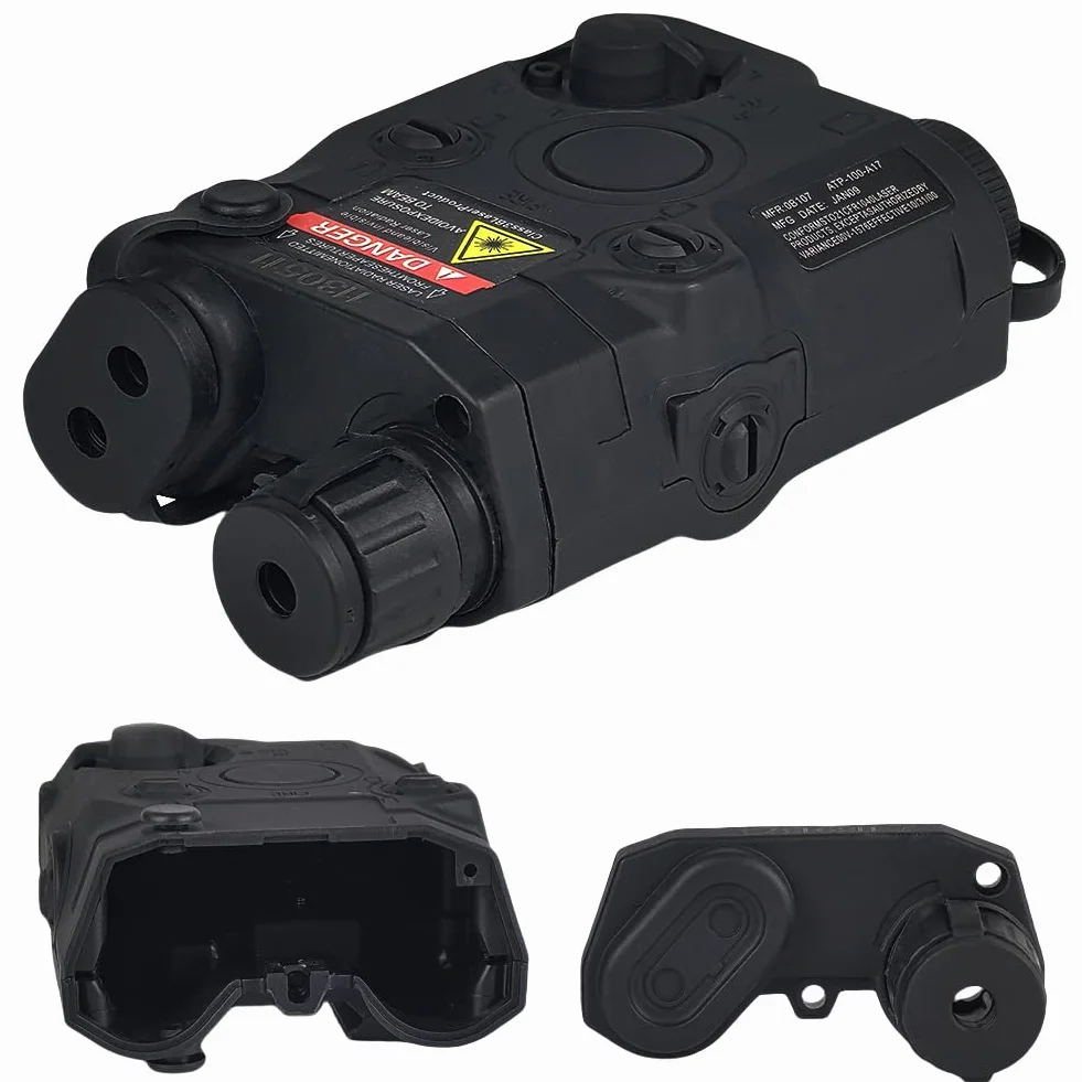 ATAIRSOFT FMA, Batteria Finta per Fucili da Softair, PEQ-15, Modello Navy Seal, AEG, Colore Nero, TB493.
