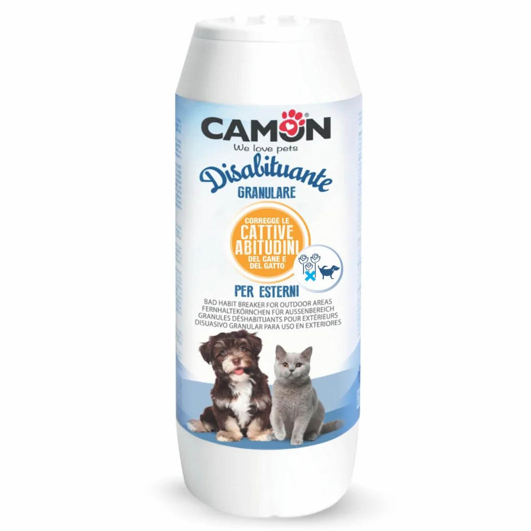 CAMON | Disabituante Cani e Gatti Granulare, 1L, Efficace per Ambienti Esterni, Sicuro per Animali e Umani