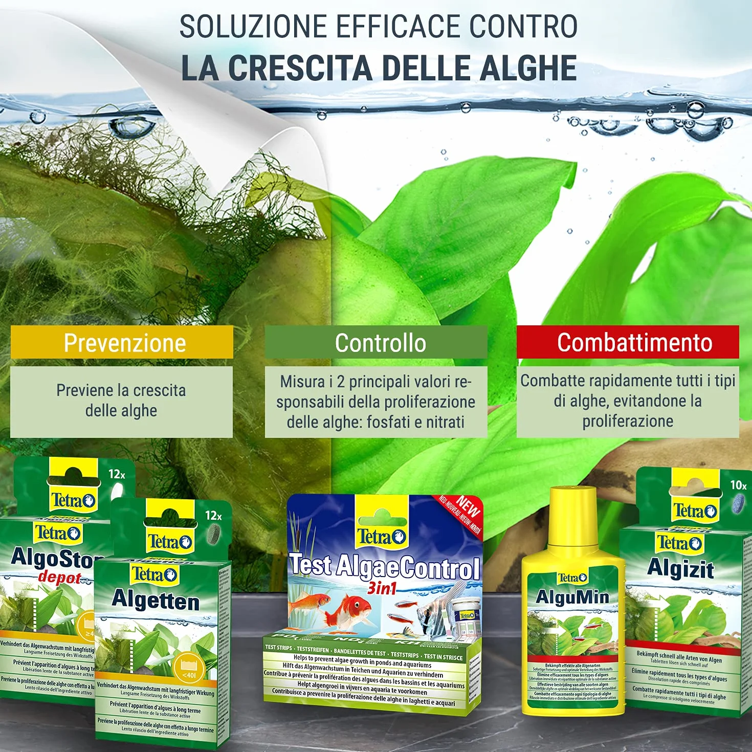 Tetra AlguMin 250 ml antialghe