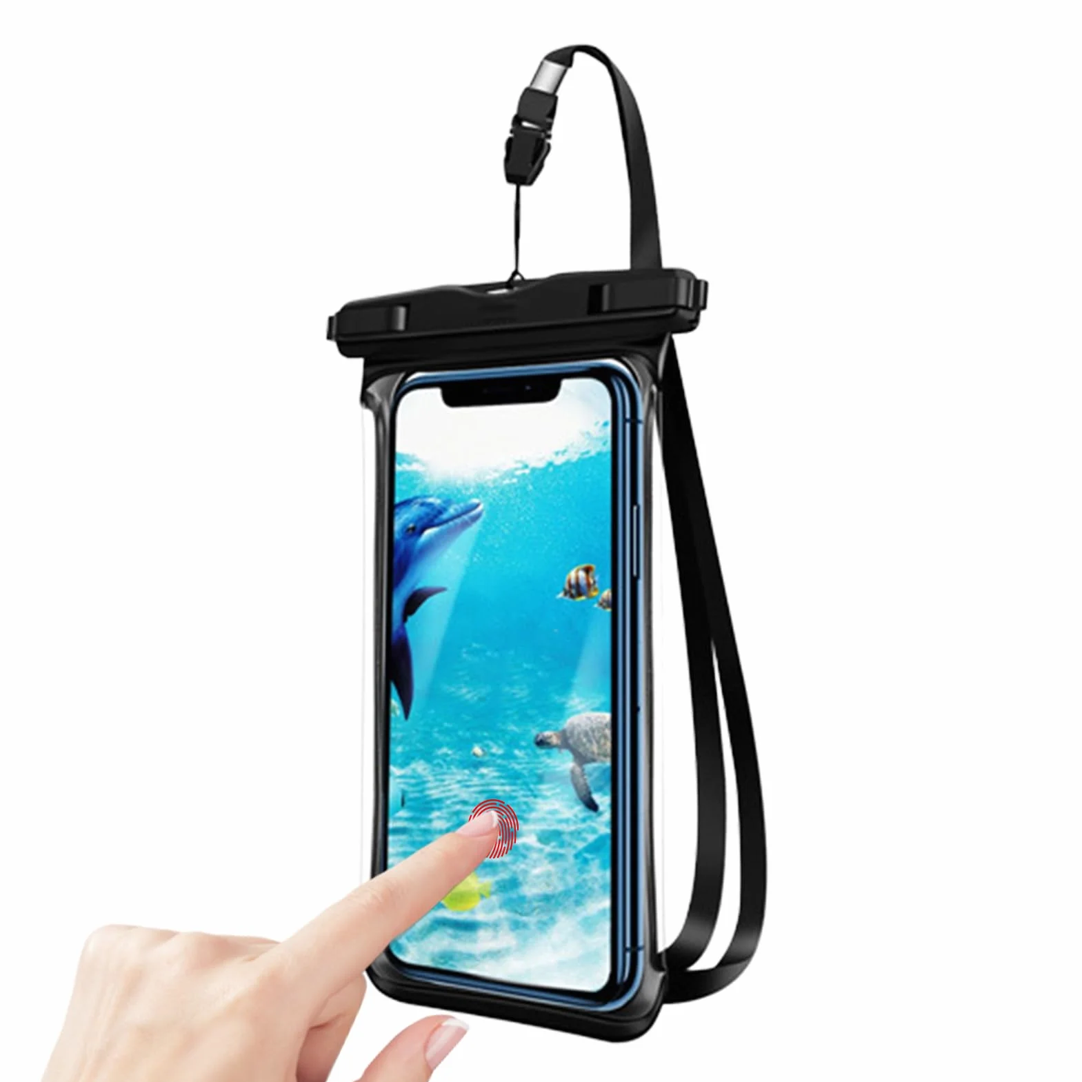 Generico Waterproof Phone Case with Lanyard, Clear Floating Pouch, Touchscreen Compatible, Outdoor