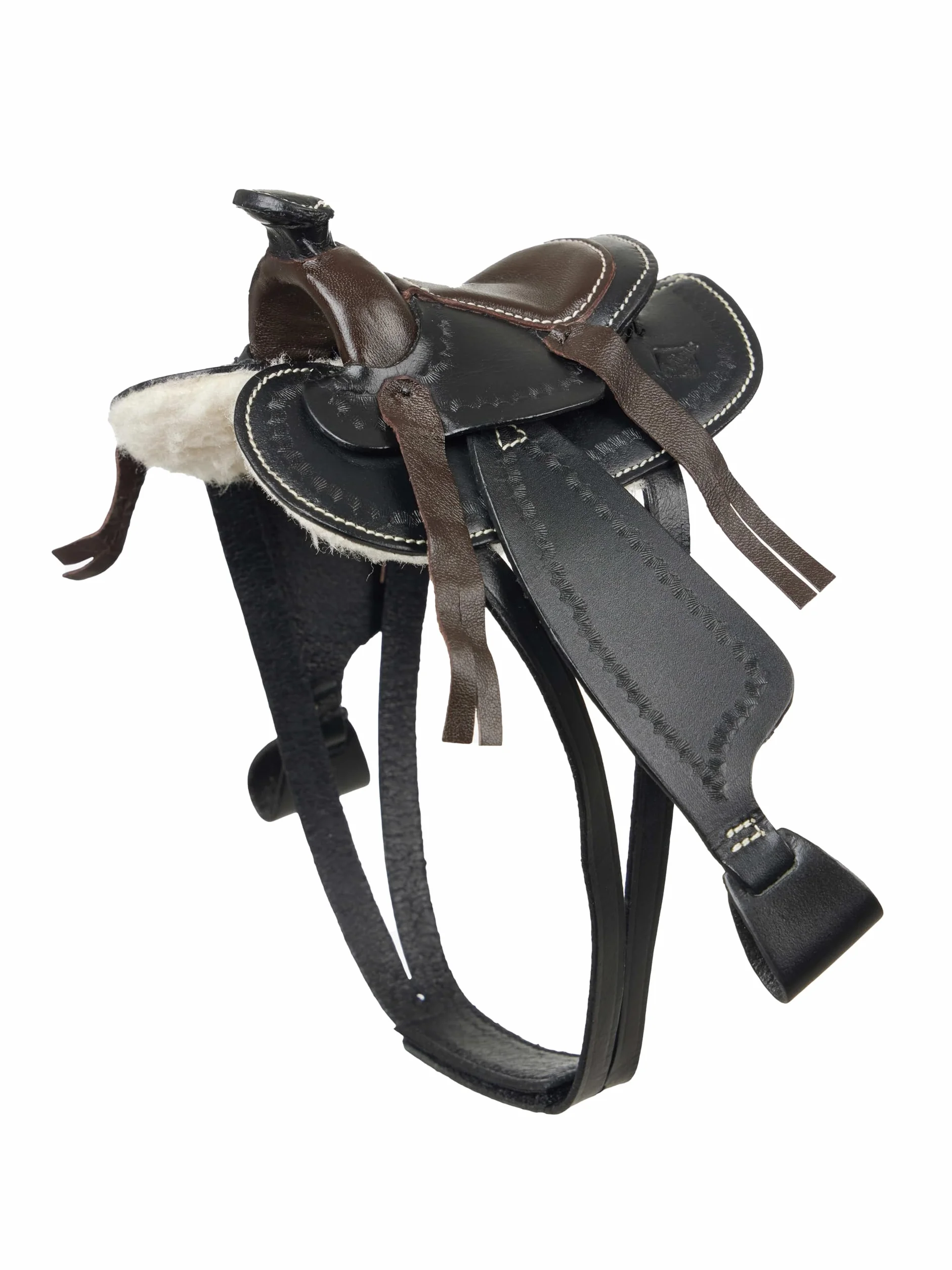 LeMieux Toy Pony - Sella western, giocattolo educativo, età 3+, in pelle