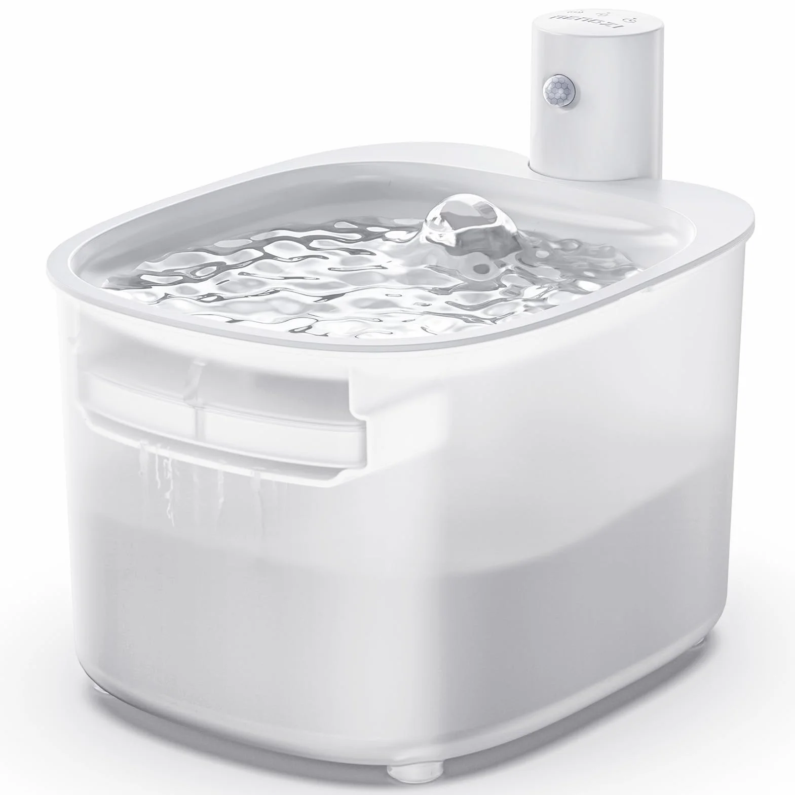Fontanella per Gatti Senza Fili - Batteria con Sensore di Movimento -2.6L Fontana Automatico D'acqua Cani con Pila 3000mAh Ricaricabile Distributore Silenzioso Abbeveratoio - Dispenser Acqua Animali