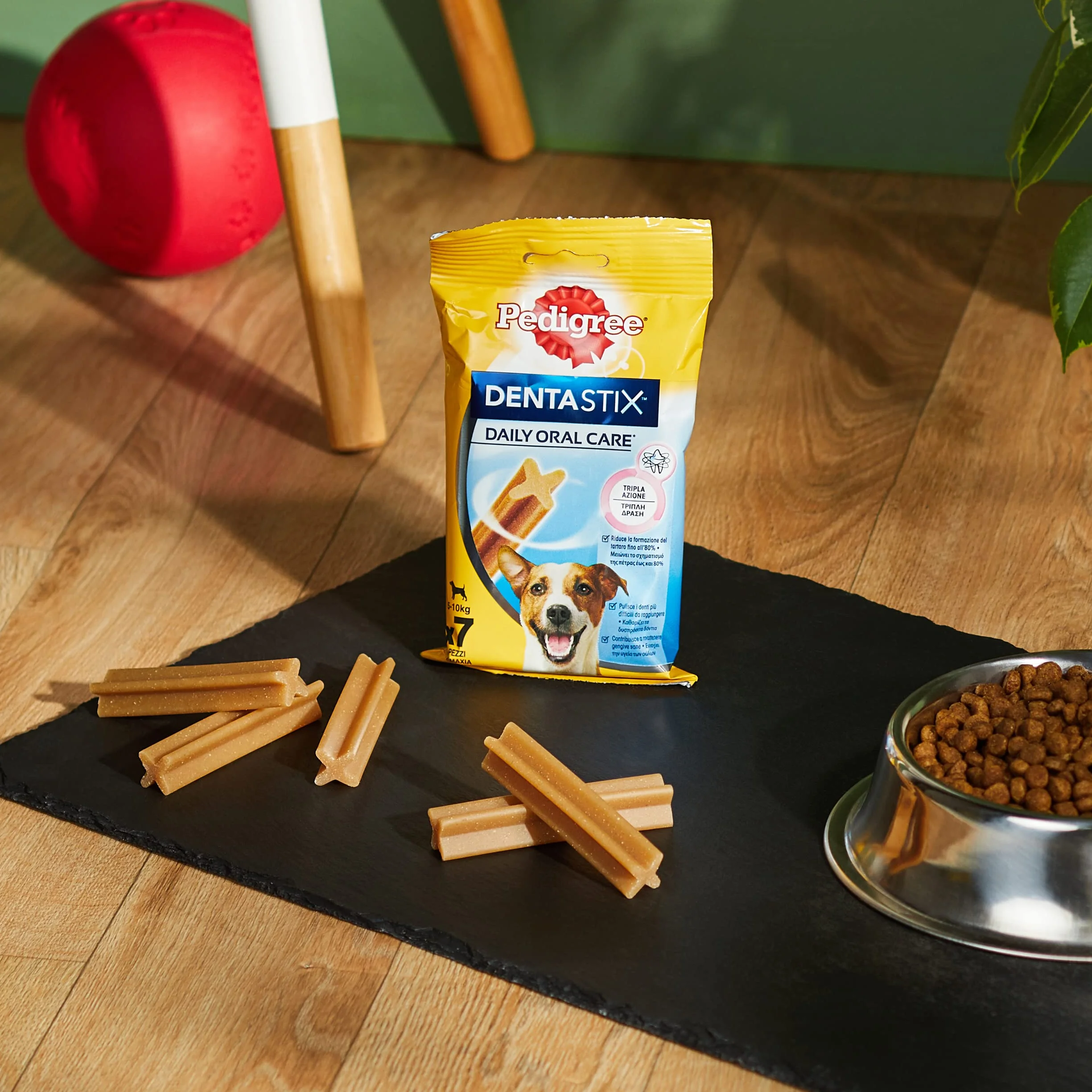 Pedigree Dentastix Snack per la Igiene Orale (Cane Piccolo 5-10 kg) 110 g 7 Pezzi - 10 Confezioni da 7 Pezzi (70 Pezzi totali)