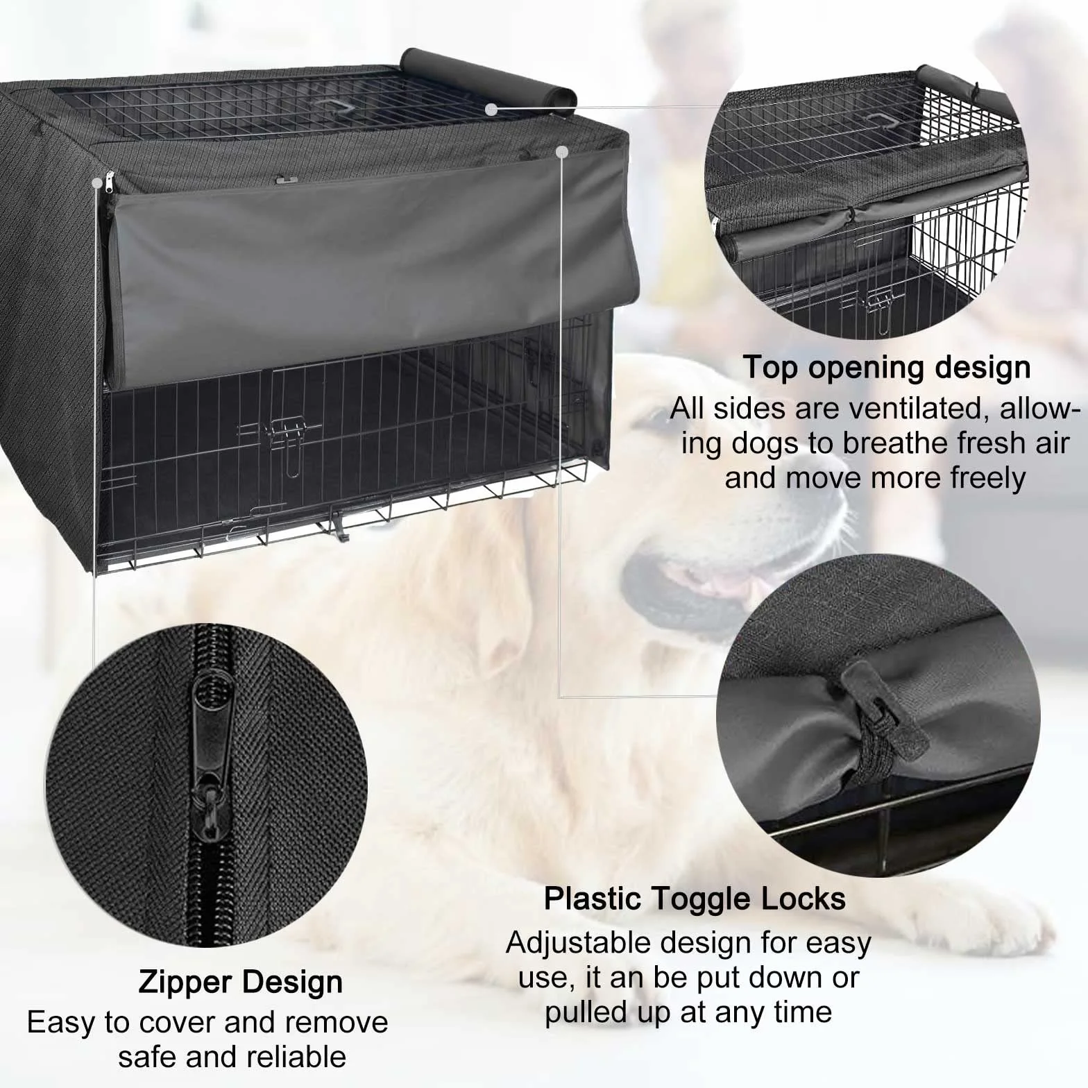 Telo Copertura Kennel Oxford 420D Impermeabile Antivento Resistente alla Luce