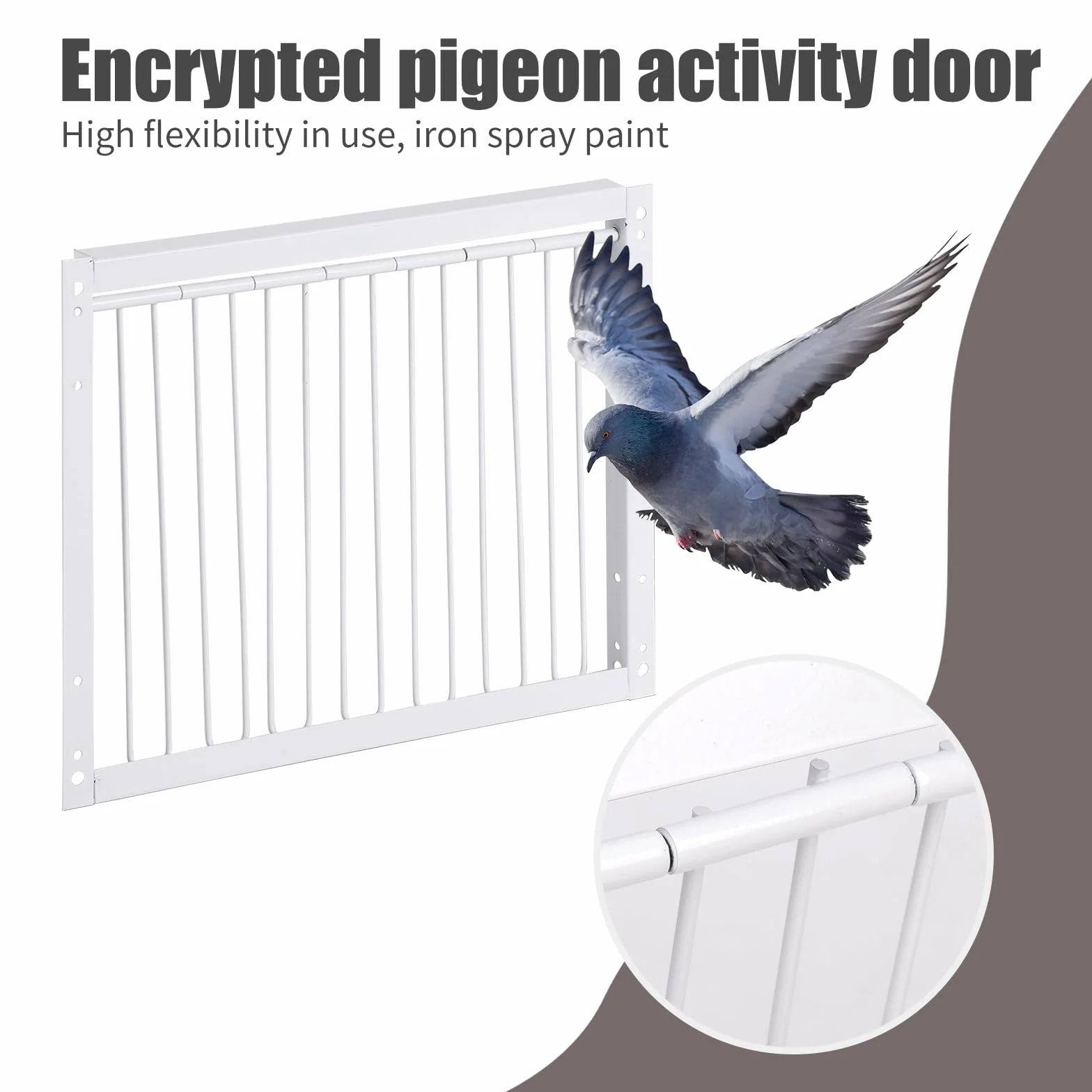 T-Trap - Porta d'ingresso per animali domestici, usa e getta, per piccione da corsa, piccione, porta d'ingresso in ferro, pappagallo, accessorio per l'allevamento di uccelli, 33 x 26 cm