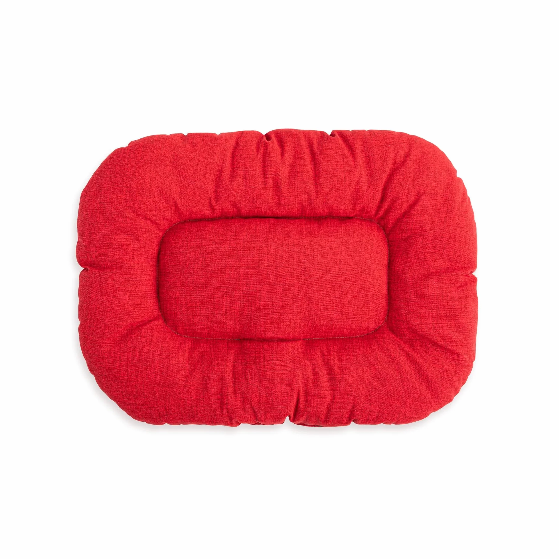Letto e Cuscino per Cani e Gatti da Interno, Morbido, Design Confortevole in Tessuto Resistente – Cuccia per Cani da Interno in Varie Misure e Colori (rosso, cm.60x45)