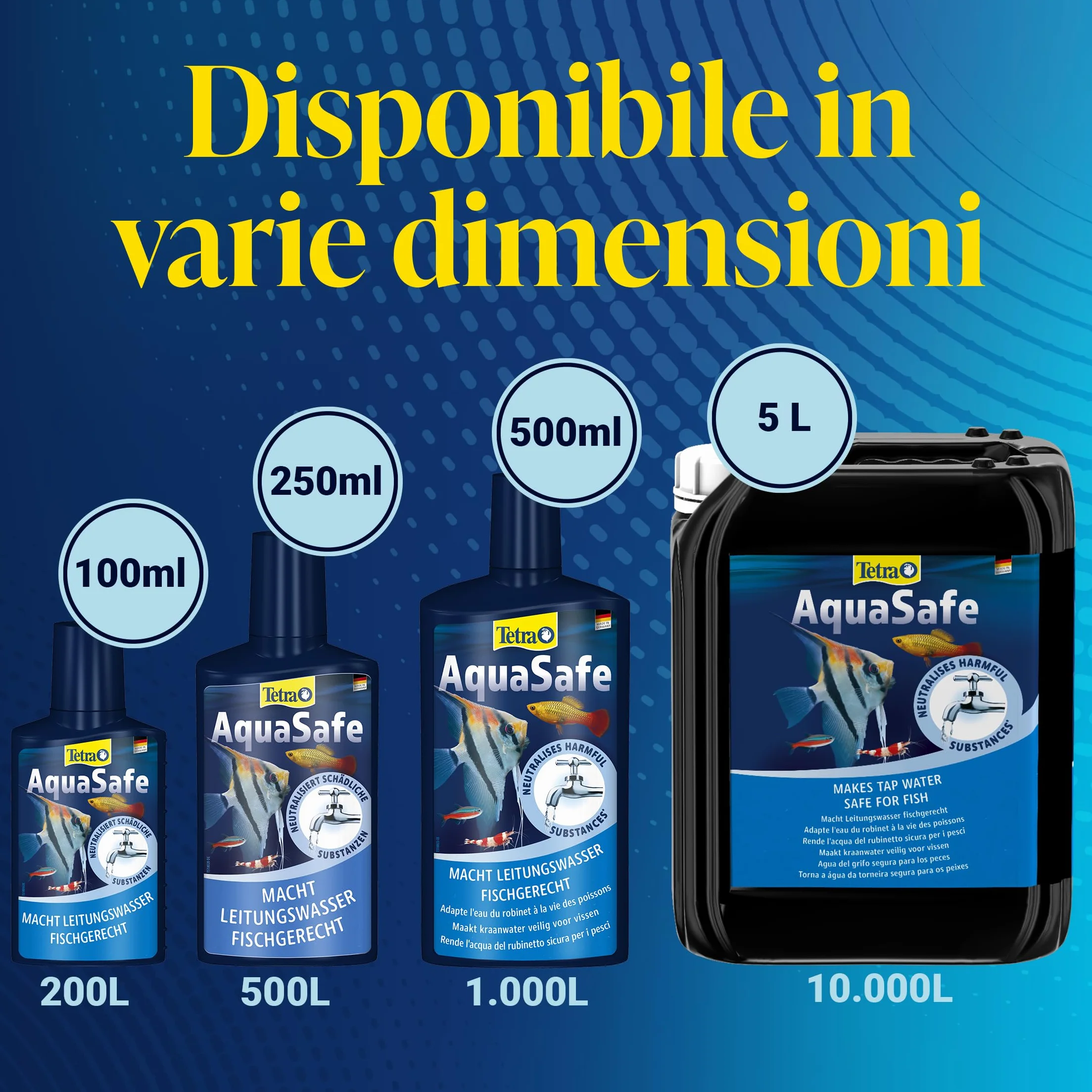 Tetra AquaSafe 500 ml - Neutralizza le Sostanze Dannose per i Pesci