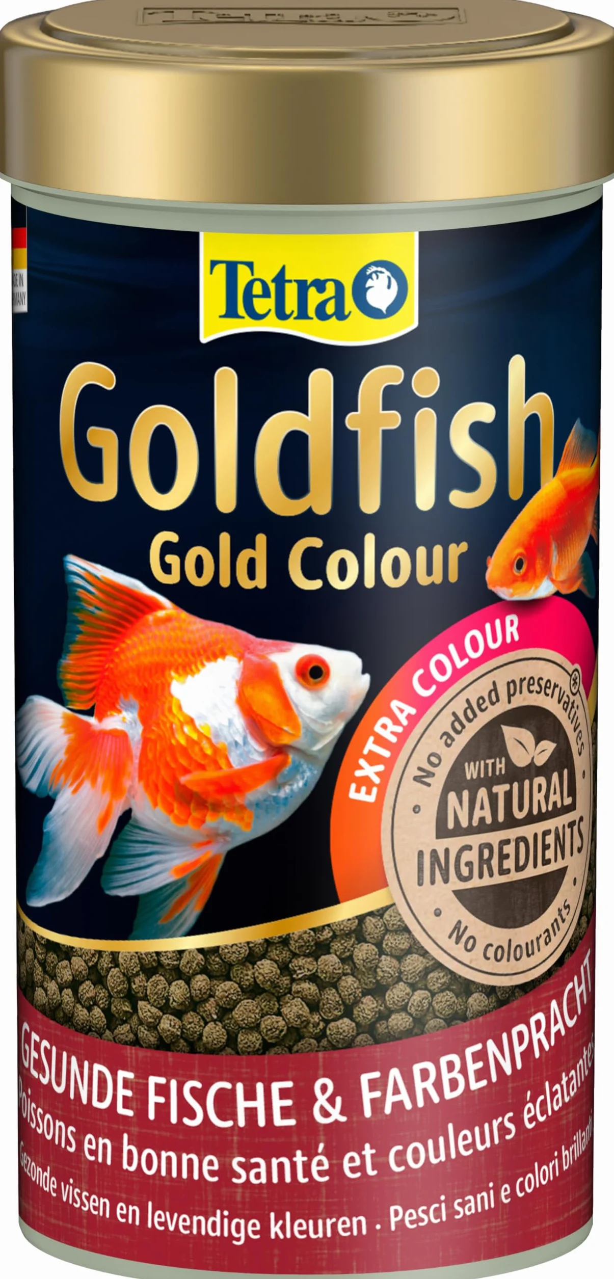 Tetra Goldfish Gold Colour Mangime granulare per pesci rossi acqua fredda 250 ml