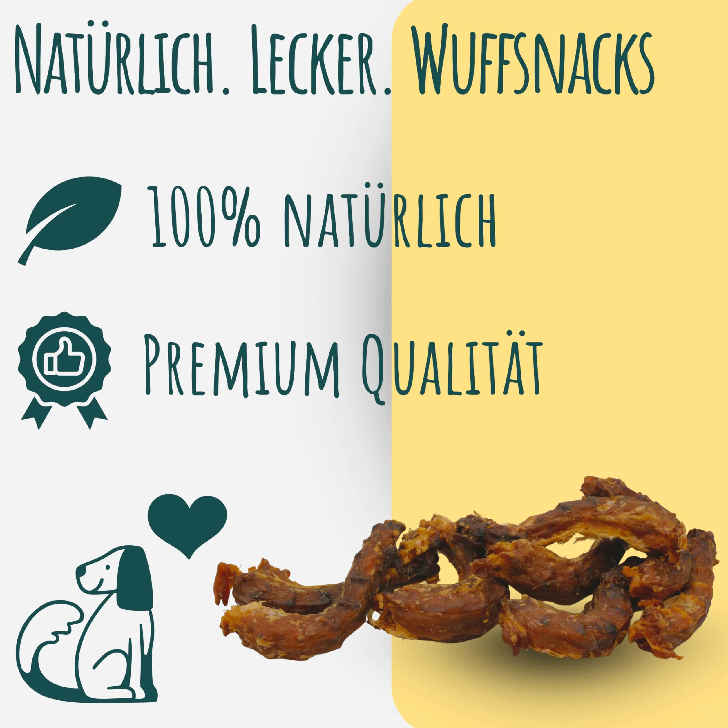 Colli di pollo per cani, 5 kg, naturali e di alta qualità, a basso contenuto di grassi e ricchi di proteine, articolo da masticare per la cura dei denti