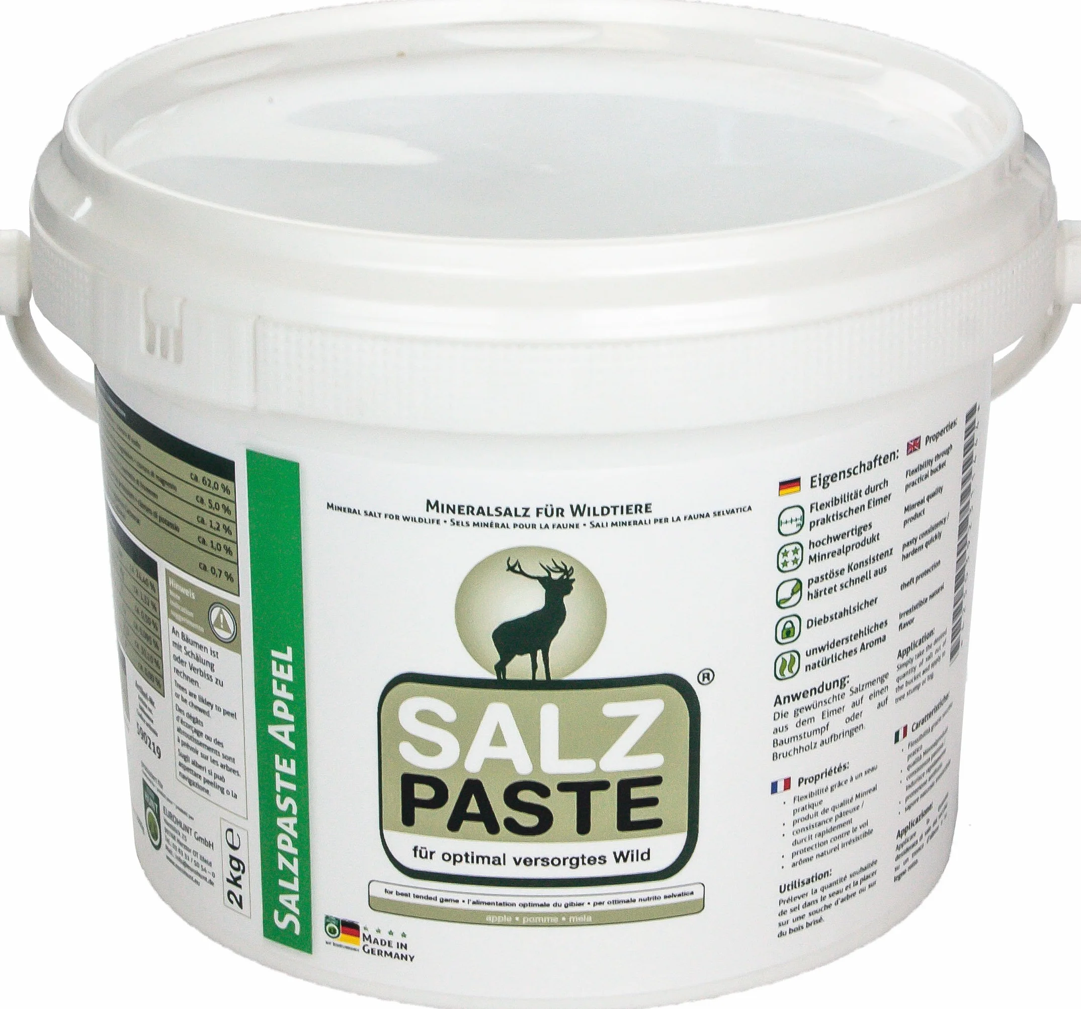 EUROHUNT, Pasta di Sale, Aroma: Mela, 2 kg