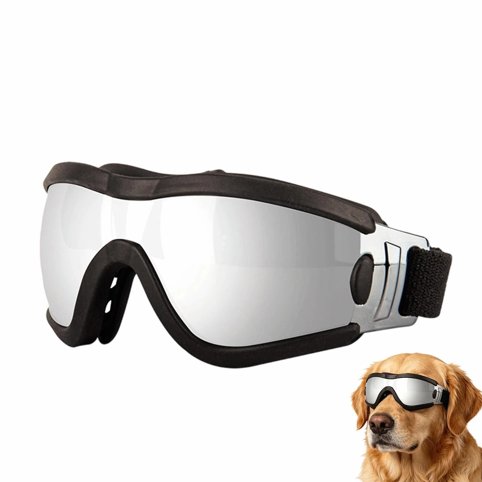 Occhiali da sole per cani,Attrezzatura Outdoor Antivento E Protezione UV | Occhiali Da Sole Per Animali - Taglia Media O Grande, Spiaggia, Outdoor, Escursioni, Estate, Guida, Corsa