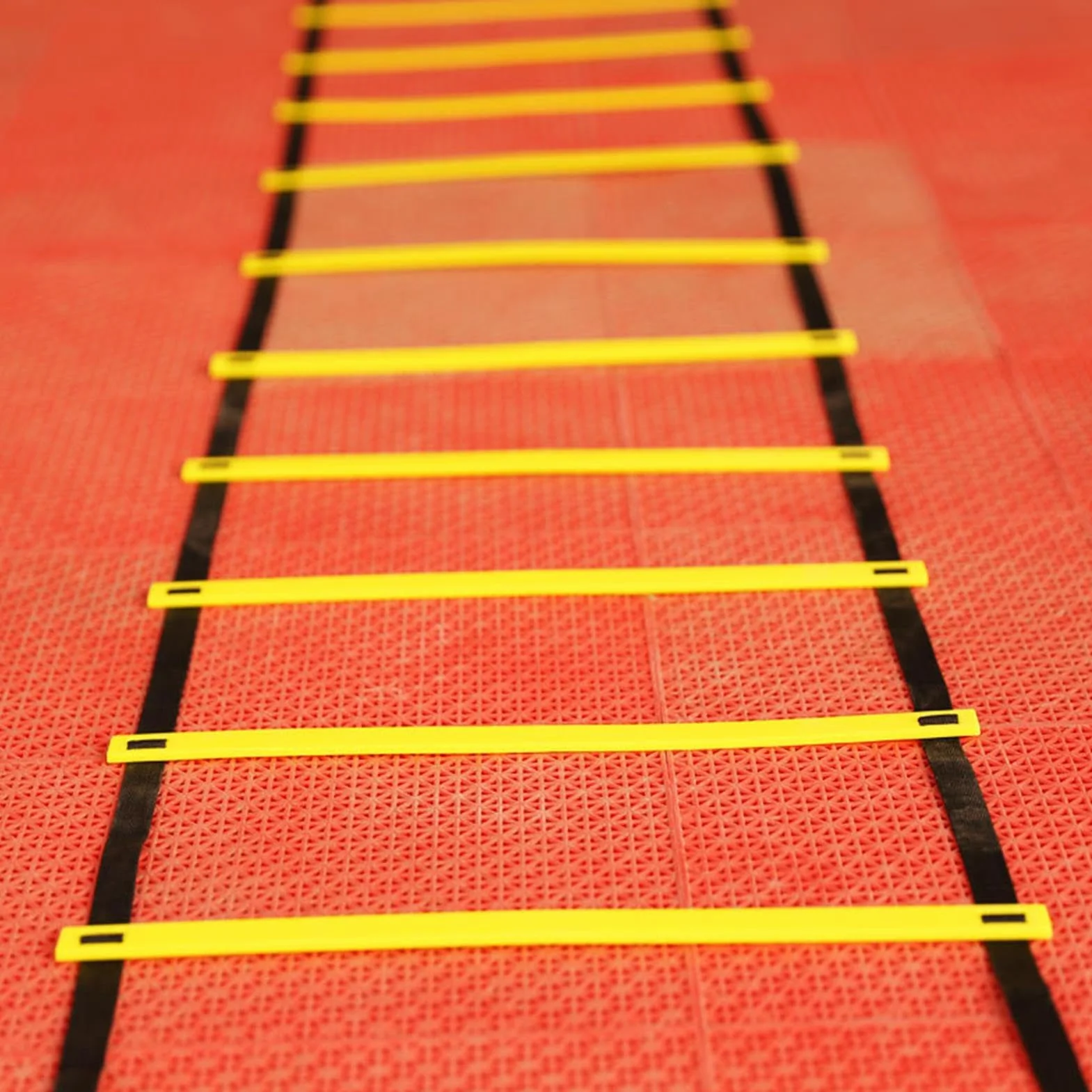 Agilità Da Calcio Scaletta Allenamento Nylon 500x40 Cm Regolabile Con Borsa Stoccaggio