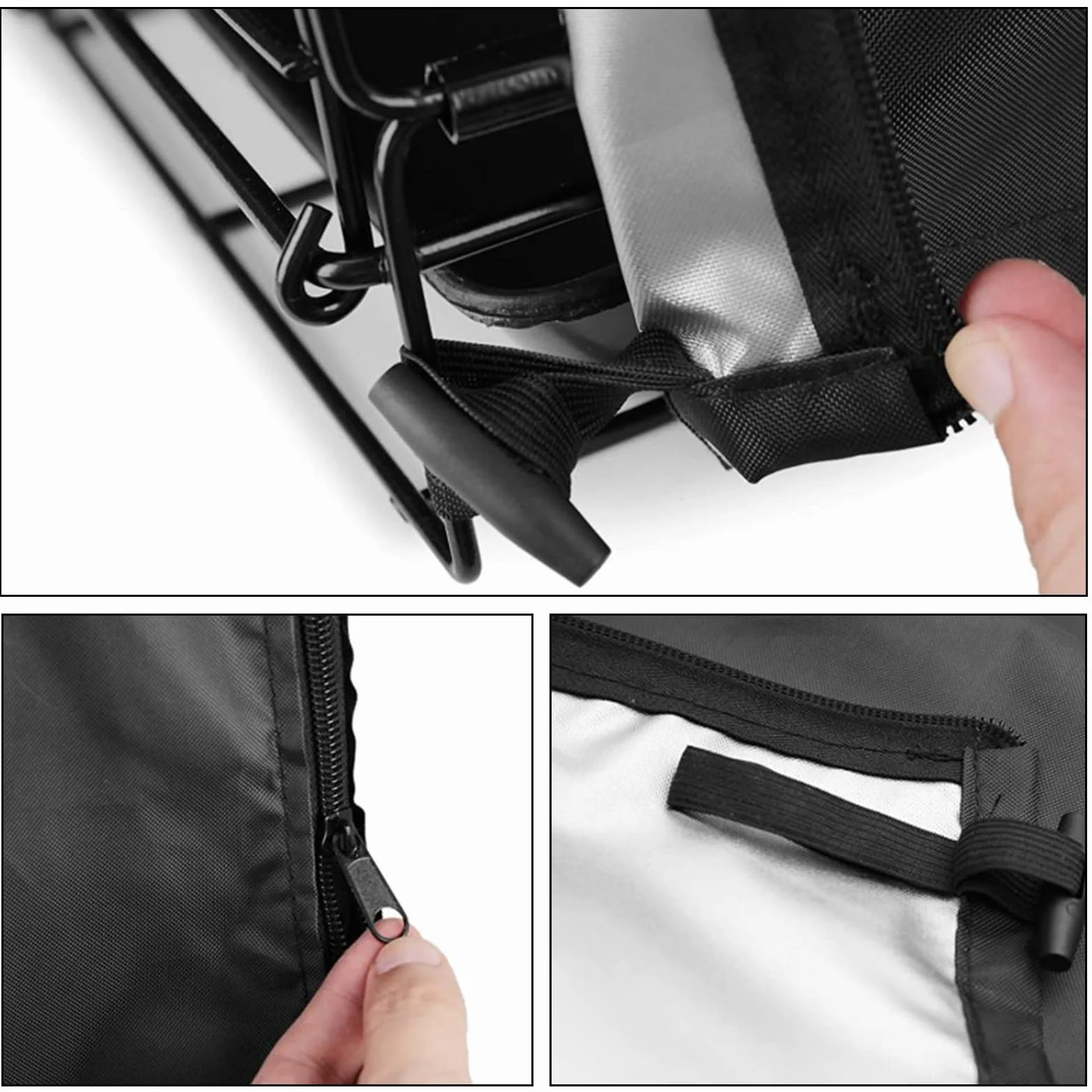 Nero Copertura Per Gabbia Per Cani 48x30x33in Impermeabile Antivento Pieghevole