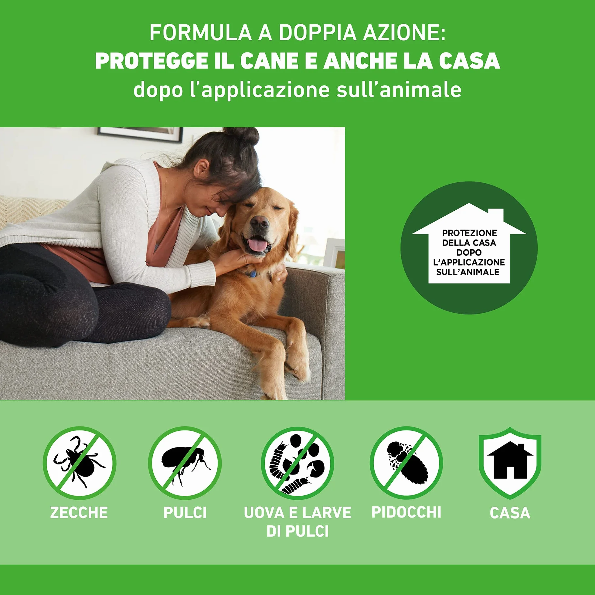 FRONTLINE Combo 3 Pipette Antiparassitario per Cani e Cuccioli Cane Taglia S (2-10 Kg) Antipulci Lunga Durata
