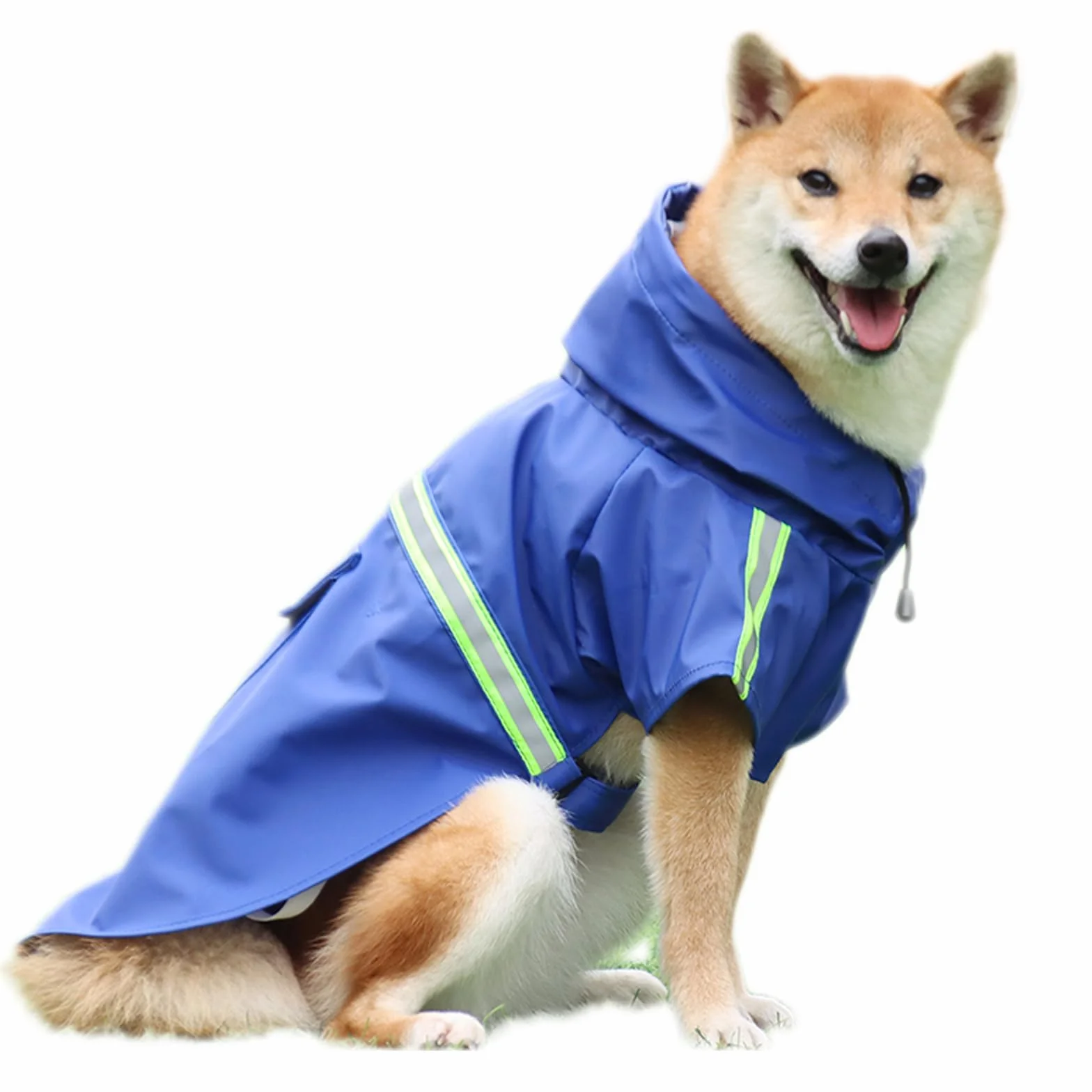 Impermeabile per Cani Riflettente Cappotto Cane Impermeabile con Cappuccio Giacca per la Pioggia Cane di Taglia Piccola per Escursionismo