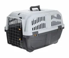 TRASPORTINO PER CANE GATTO SKUDO IATA DA VIAGGIO TRASPORTO AUTO OMOLOGATO 48x31,5x31(h)cm