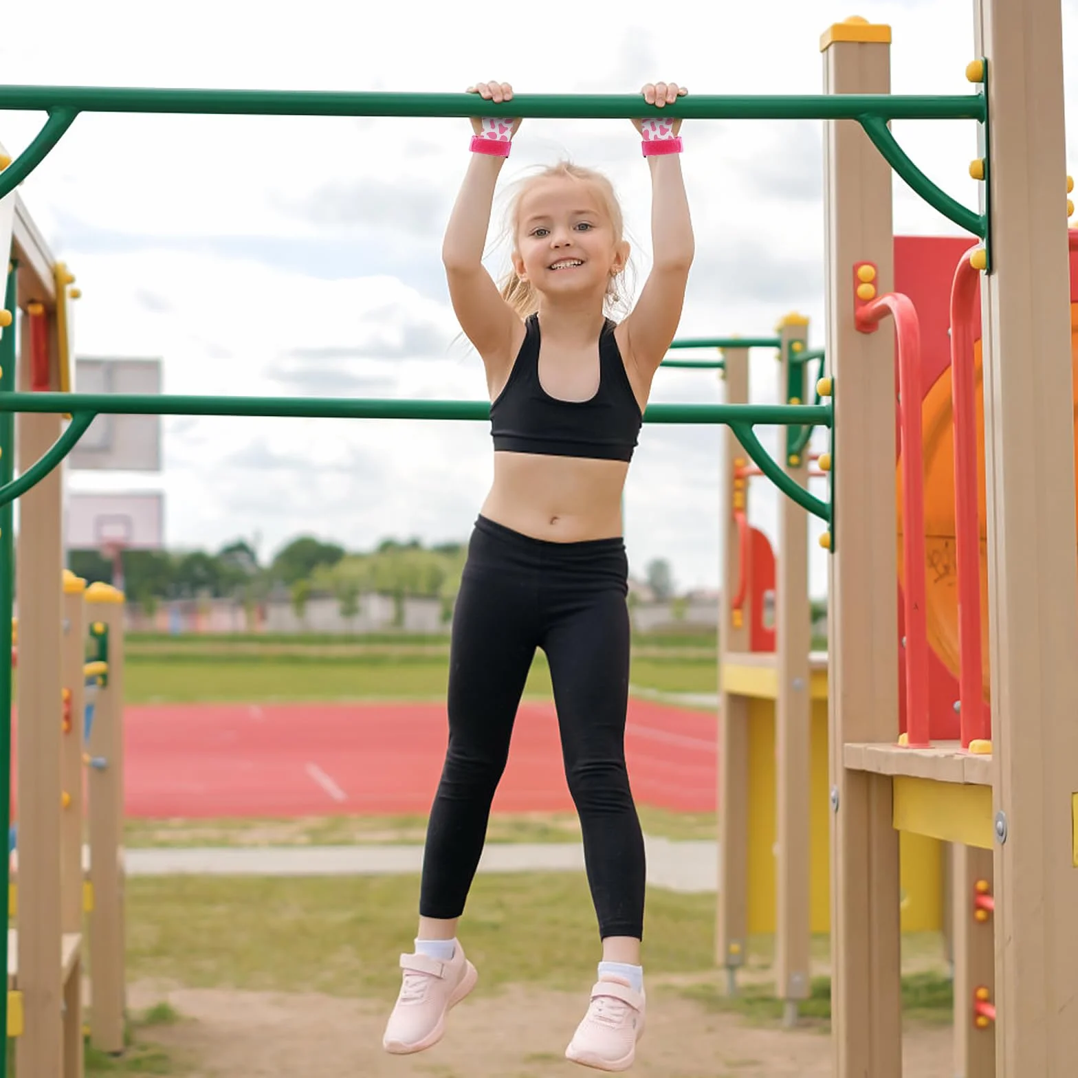 Manopole per ginnastica Abeillo con stampa mucca, protezione palmo, accessori sportivi allenamento