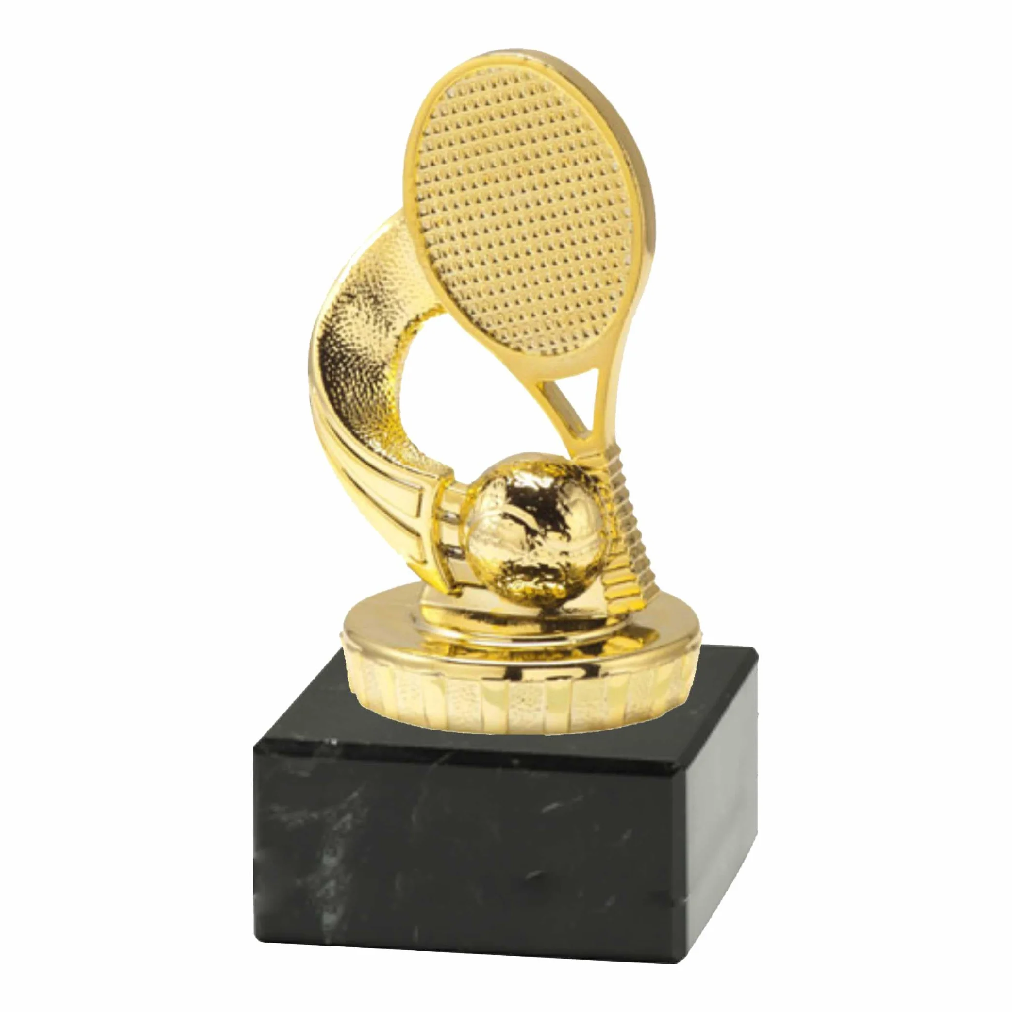 Generico Trofeo Tennis Personalizzabile | Coppa Sportiva da Tennis in Resina/Marmo – Perfetto per Tornei, Club, Premi, Personalizzazione Inclusa